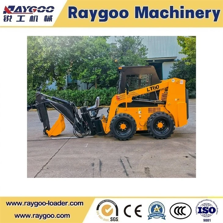 Mini Wheel Skid Steer Loader 630kg